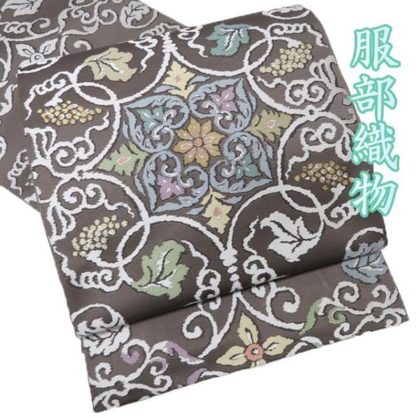 特選 袋帯 未使用 正絹 セミフォーマル 仕立て上がり 六通 西陣 服部