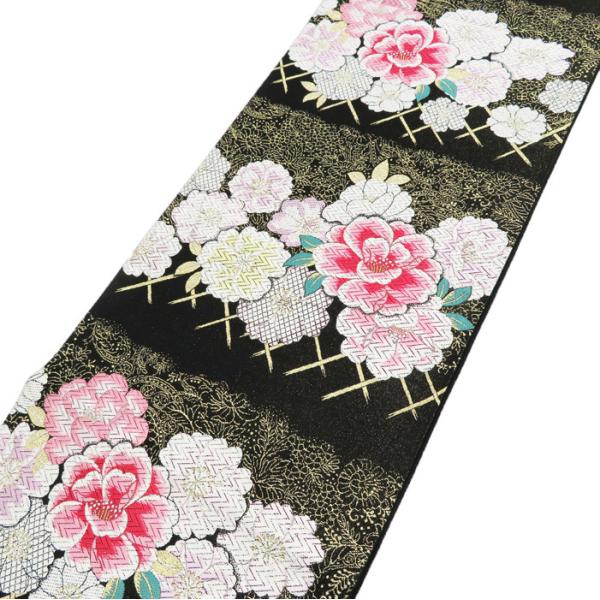 FINAL PRICE】 ☆きもの北條☆ 振袖用 花模様 金通し リサイクル 着物 