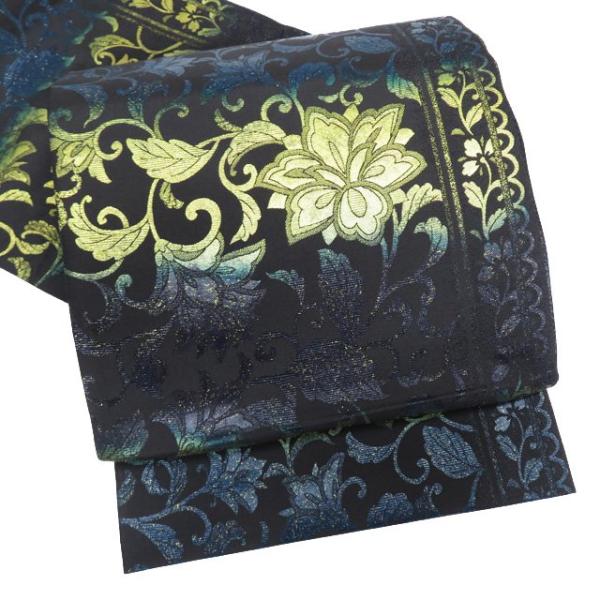 袋帯 中古 リサイクル 正絹 カジュアル おや 仕立て上がり 六通 点模様  