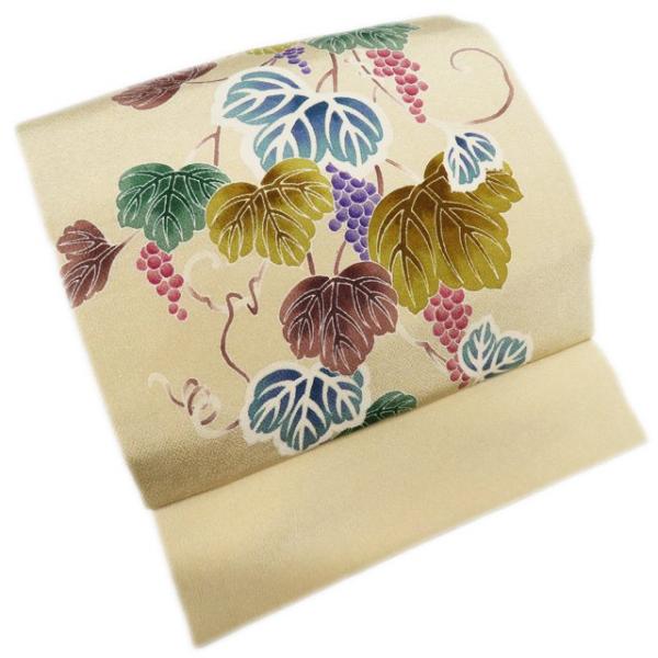 作り帯 付け帯 つけ帯 中古 リサイクル 正絹 仕立て上がり カジュアル  