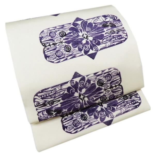 名古屋帯 なごや帯 中古 リサイクル 正絹 カジュアル 仕立て上がり  