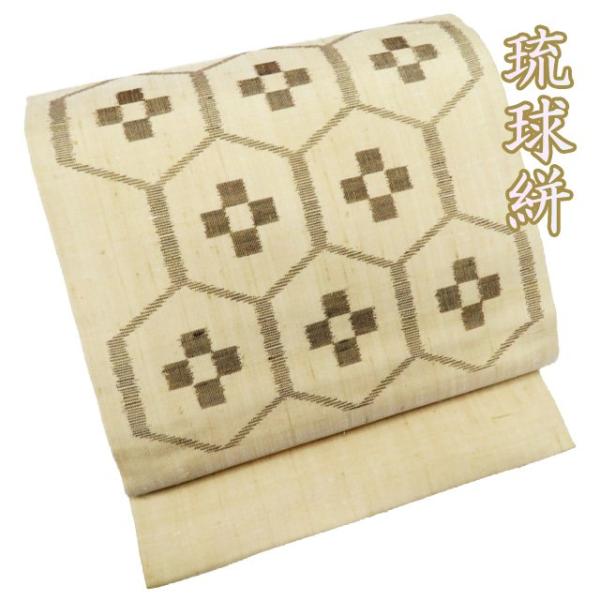 名古屋帯 なごや帯 中古 リサイクル 正絹 カジュアル 仕立て上がり  