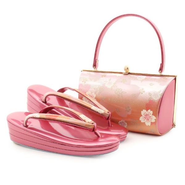 【振袖フルセット】【足袋/草履/鞄付き】青色・オレンジ 楽天市場】振袖 草履 バッグ セット 成人式 草履バッグセット