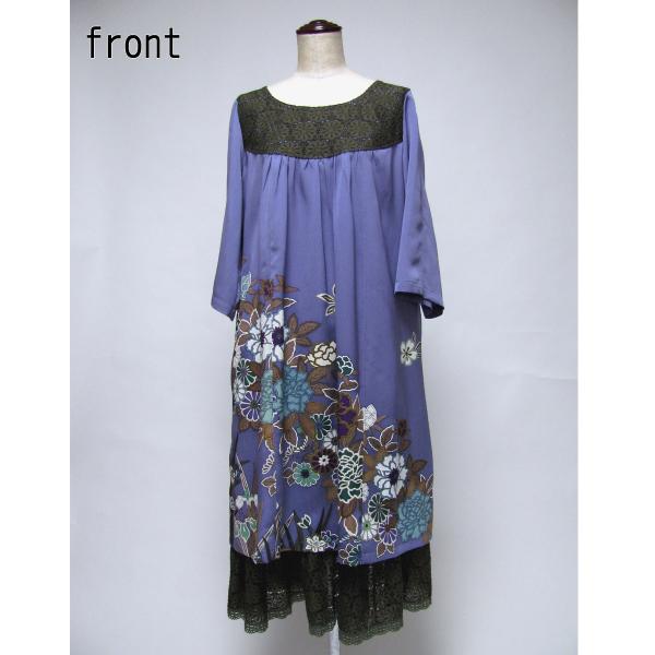 着物リメイク ワンピース チュニック レディース 40代50代 フォーマルやカジュアル Buyee Buyee Japanese Proxy Service Buy From Japan Bot Online