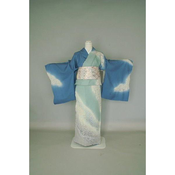 7600❫ ❃ 訪問着 ❃ 『滝泰』謹製 おぼろ染