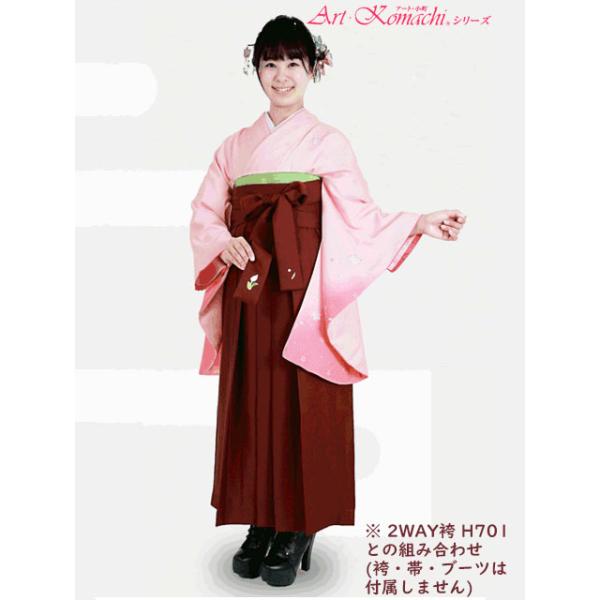 ◎mk-1509　二尺袖　小振袖　正絹　花柄　　5-1 kimono-kyoto_6n-mhn-plt-503