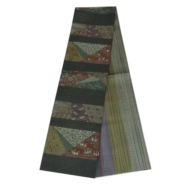 特選 袋帯 中古 リサイクル 正絹 カジュアル 仕立て上がり  