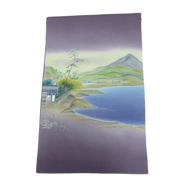 九寸名古屋帯　弐代目　上野為二　四代目　上野眞　ちりめん　約365cm　【中古】美品　b3870049-3603rym