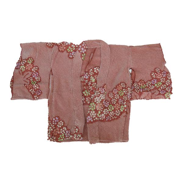 B反　総絞り　羽織　仮絵羽　羽尺　正絹　未巾出し　アウトレット　リメイク用　bt3966742-1960ryam　（クリックポスト配送／代引き不可）