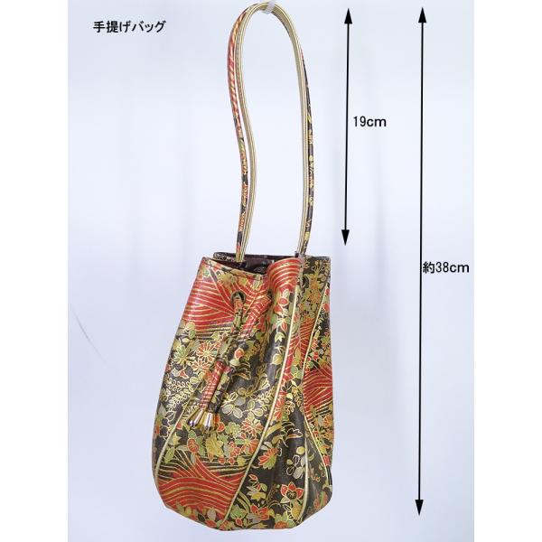 【中古】美品　キンワシ　和装　巾着　手提げバッグ　メール便￥300可能（補償なし）
