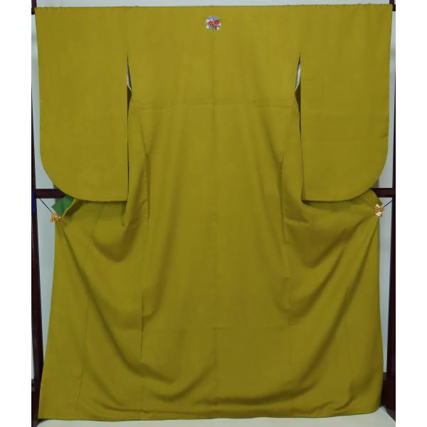 二尺袖　裄68.5cm　ロング丈　小振袖　ポリエステル　袴用　卒業式　【中古】美品　pk4002494-1781rym