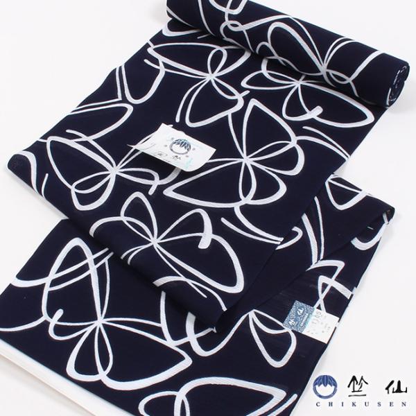 竺仙　浴衣　反物　蝶々柄　綿絽　新品 kimono-nagomi_yk2504004