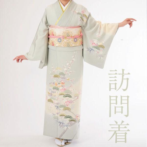 訪問着レンタル18点フルセット グリーン ぼかし梅 足袋プレゼント 着物レンタル 貸衣装 753 七五三 お宮参り ママ 母親 入学式 入園式 卒業式 結婚式 4 31 きものレンタルパラダイス 通販 Yahoo ショッピング