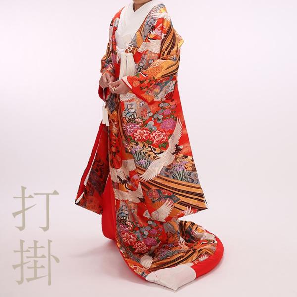 色打掛レンタル17点フルセット【平安の舞】 足袋プレゼント 結婚式 花嫁衣装 和装 着物レンタル 貸衣装 前撮り 打ち掛け 格安 紋付袴 披露宴