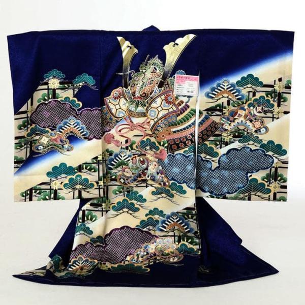 男児産着レンタル【紺に兜】お宮参り 初着 祝着 フルセット 着物 赤ちゃん 男の子 ベビー 記念撮影【ご確認】※原則ご希望利用日から10日以上前の予約でご用意しております。ご利用日が直近の場合、お届けが難しい可能性がございます。※「予約状況...