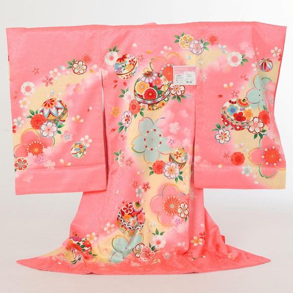女児産着レンタル【ピンクに毬】お宮参り 初着 祝着 フルセット 着物 赤ちゃん 女の子 ベビー 記念撮影【ご確認】※原則ご希望利用日から10日以上前の予約でご用意しております。ご利用日が直近の場合、お届けが難しい可能性がございます。※「予約...