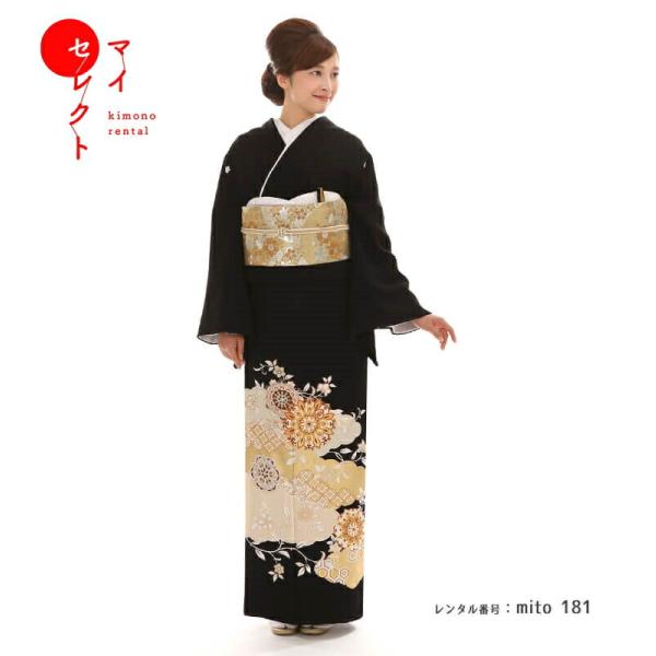 ↓【もっと見る】をクリックして予約状況カレンダーをご確認してください。<商品名>　mito_181　:　N-136　雲取りに宝相華<素材>　表地：正絹100％　裏地：比翼仕立合成繊維<サイズ>　裄68cm...