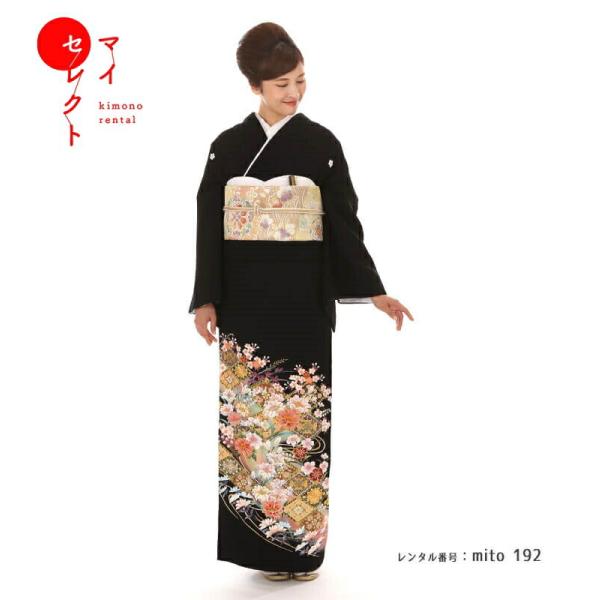 ↓【もっと見る】をクリックして予約状況カレンダーをご確認してください。<商品名>　mito_192　:　N-159　徳川絵巻　流水に花と格天井文<素材>　表地：正絹100％　裏地：比翼仕立合成繊維<サイズ&gt...