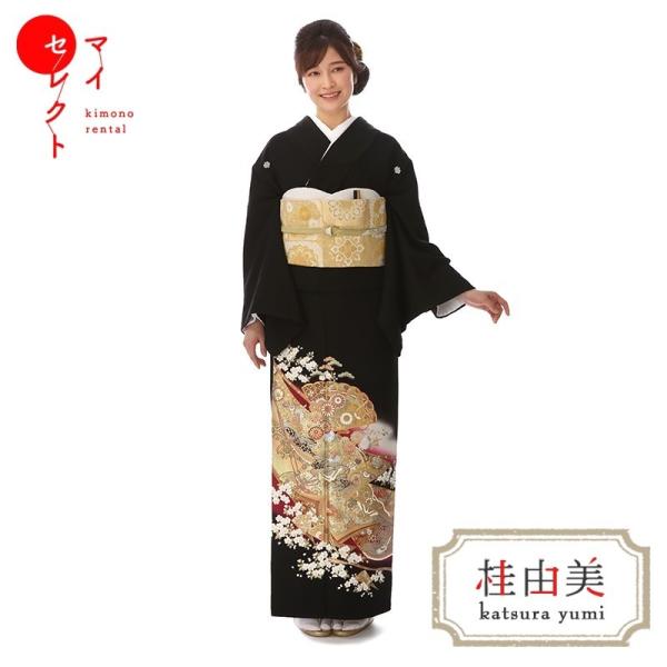8345☆送料込み❣️ 黒留袖 着物 4枚 まとめ売り❣️ kimono-rental_mito-520