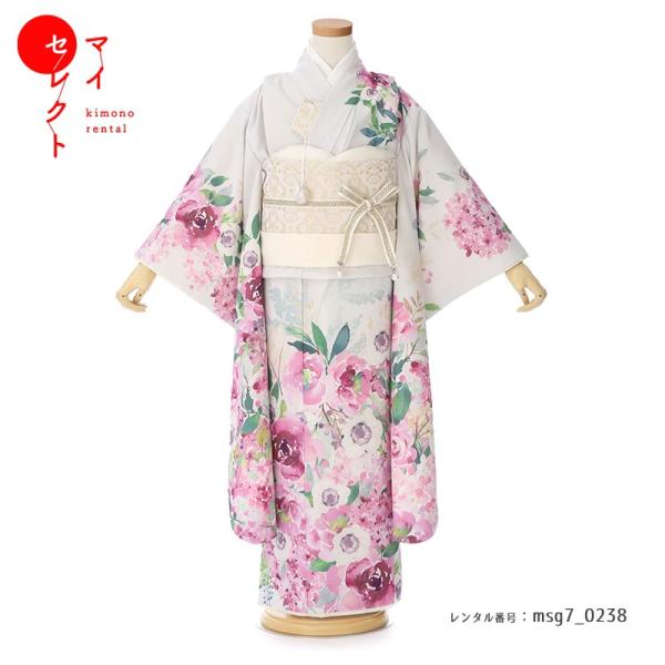 七五三 七歳 女の子 コーディネート一式 七五三コーデ画像有り「7歳女児着物フルセットレンタル」ichiha msg7