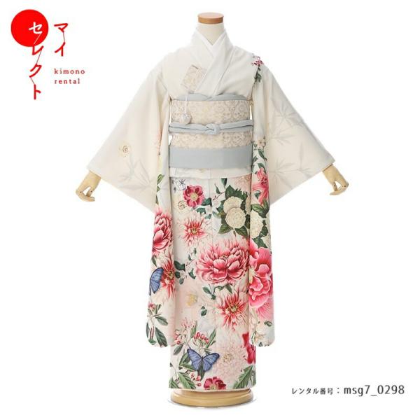 七五三コーデ画像有り「7歳女児着物フルセットレンタル」ichiha msg7