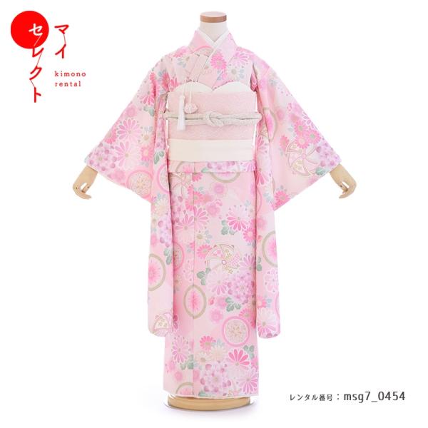 2024年新入荷 七五三コーデ画像有り 7歳女児着物フルセットレンタル