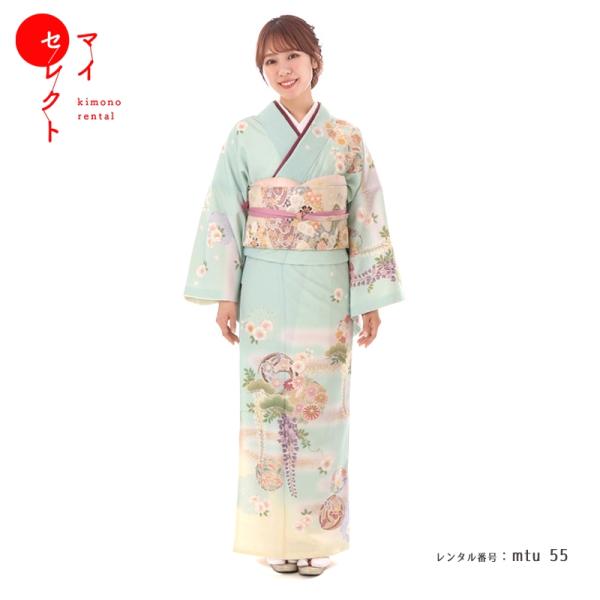 楽天市場】訪問着 レンタル hw1196 訪問着レンタル 結婚式 訪問着