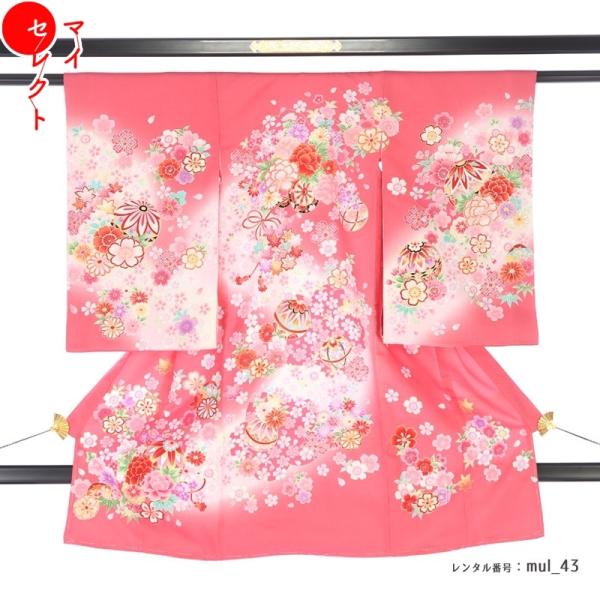 <商品名> 　mul_43　:　産着女の子用<素材>　表地：合成繊維　　裏地：合成繊維<コーディネート>　画像と同じ物でコーディネートさせて頂きます。 <商品に含まれる物>　産着（初着）・よだ...