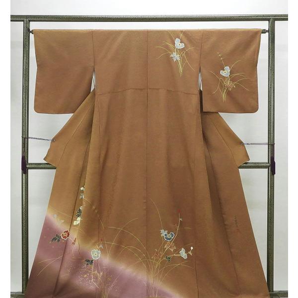 ☆☆☆ 新品 友禅作家 千地泰弘 落款 桜 着物 正絹 訪問着 5605 様専用 新品 友禅作家 千地泰弘 落款 桜 着物 正絹 訪問着 5605