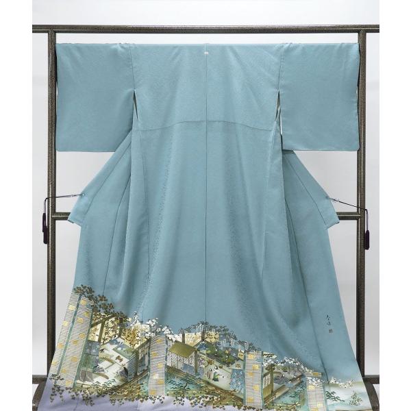 色留袖 正絹 宝飾螺鈿作家 甲斐泰造作 身丈170cm 裄丈69.5cm 檜扇 一つ紋 中古 リサイクル 着物 フォーマル レディース f4059 色留袖 正絹 宝飾螺鈿作家 甲斐泰造作 身丈170cm 裄丈69.5cm 檜扇 一つ