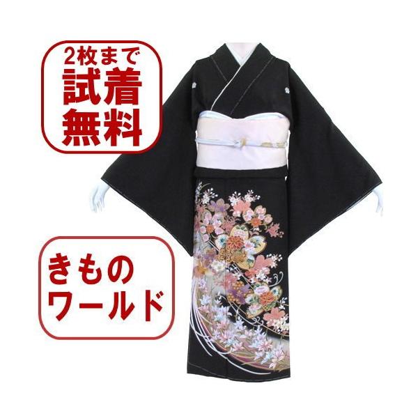 黒留袖レンタル 209番 20点フルセットレンタル 往復送料無料