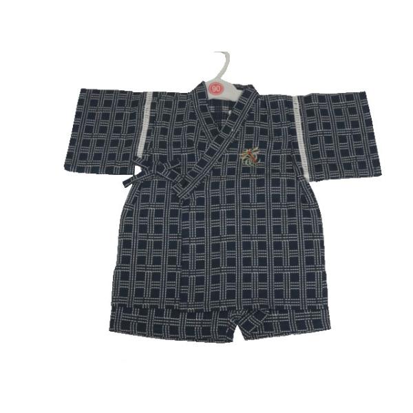 [Release date: June 19, 2020]男児　甚平　色：紺色サイズ：90　身長90ｃｍ　体重13ｋｇ★トップス　着丈37ｃｍ　身幅28ｃｍ　袖丈11ｃｍ★ボトムス　ウエスト20ｃｍ　股上20ｃｍ　股下4ｃｍ素材：綿100％...
