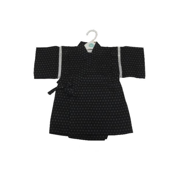 [Release date: June 20, 2020]男児　甚平　色：黒色サイズ：95　身長95ｃｍ　体重14ｋｇ★トップス　着丈40ｃｍ　身幅30ｃｍ　袖丈11ｃｍ★ボトムス　ウエスト21ｃｍ　股上20ｃｍ　股下5.5ｃｍ素材：綿10...