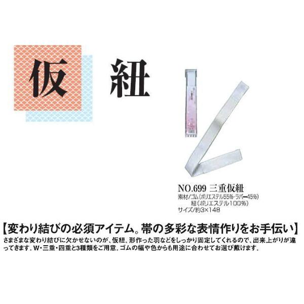仮紐　三重仮紐