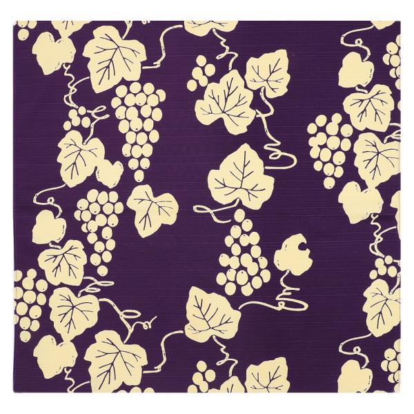 風呂敷 日本製 50cm幅 中巾 リバーシブル 葡萄 ぶどう ブドウ 葡萄色 紫 黄緑 緑 黄色 和 京の両面おもてなし 綿100％ 粋 モダン 北欧 テーブルクロス インテリア スカーフ リメイク タペストリー ワイン包装 ペットキャリー...