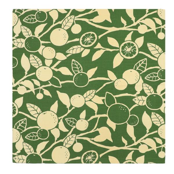 風呂敷 日本製 50cm幅 中巾 リバーシブル オレンジ みかん ミカン 蜜柑 松葉色 緑 渋緑 橙 和 京の両面おもてなし 綿100％ 粋 モダン 北欧 テーブルクロス インテリア スカーフ リメイク タペストリー ワイン包装 ペットキャ...