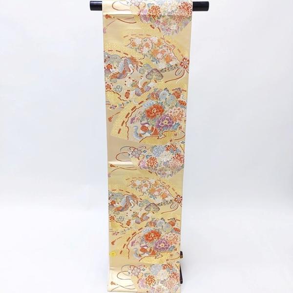 袋帯 新品 六通帯 ３０ 未使用品 長期保管品 :26981-a:きもの道楽