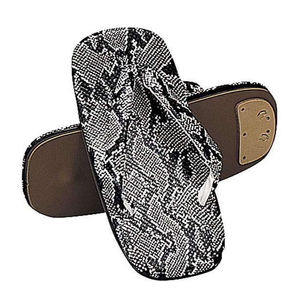 ヘビ柄雪駄 蛇柄雪駄 メンズ雪駄 (2L) wco8868 : きものひろば悠