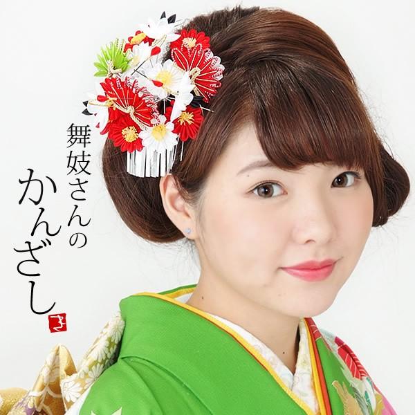 Prices down)成人式 髪飾り 振袖 つまみ細工 鶴と松竹梅 簪 Prices down)成人式 髪飾り 振袖 つまみ細工 鶴と松竹梅 簪