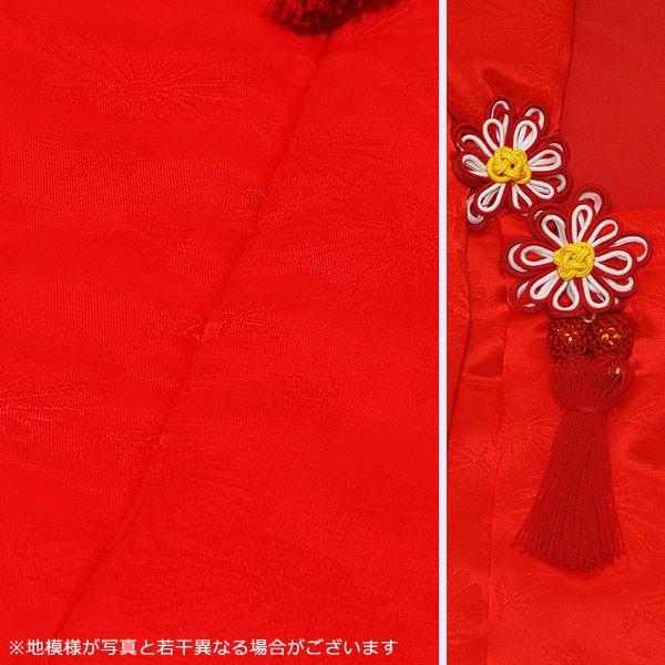 被布コート　被布　単品　赤　単品　七五三　女の子 七五三 女の子 被布コート 単品 2才 2歳 3才 3歳 赤 疋田 ピンク