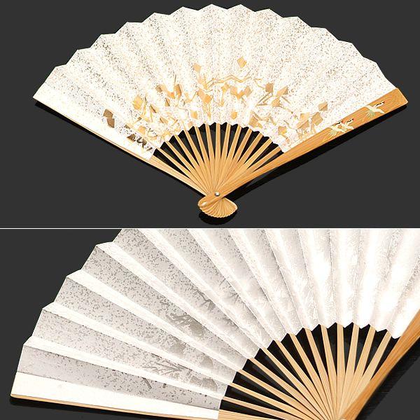 留袖 小物 扇子 末広 「白骨 翔鶴」 礼装 結婚式 婚礼 黒留袖 新郎の母