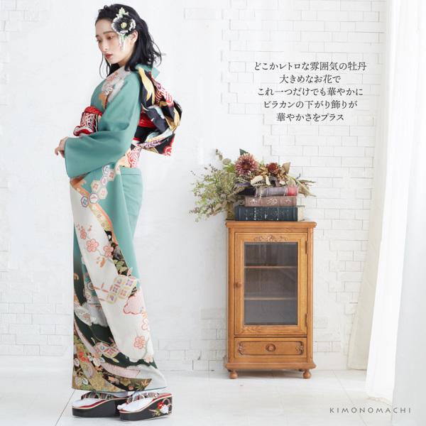 Prices down4)髪飾り つまみ細工 成人式 「黒色 牡丹」 振袖 Prices down4)髪飾り つまみ細工 成人式 「黒色 牡丹」 振袖