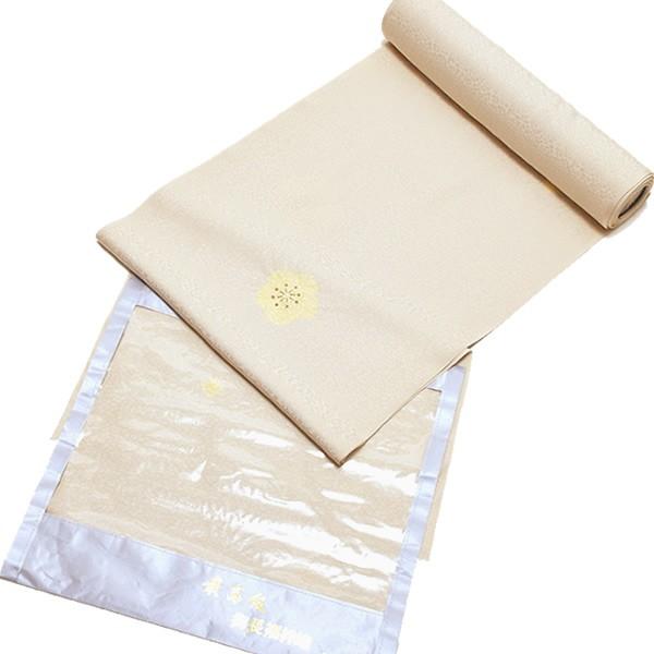 Prices down3）襦袢 反物 正絹 「絹鼠色 絞り梅の花」小松