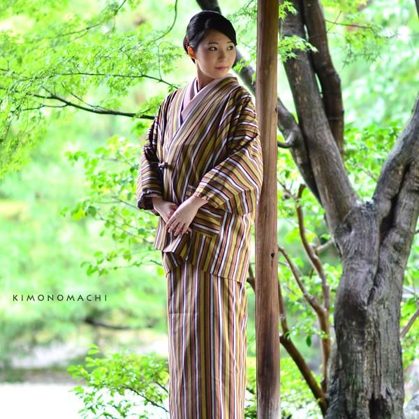 Prices down3)着物 水屋着 割烹着 三河木綿「芥子 赤橙 焦げ茶 Prices down3)着物 水屋着 割烹着 三河木綿「芥子 赤橙 焦げ茶