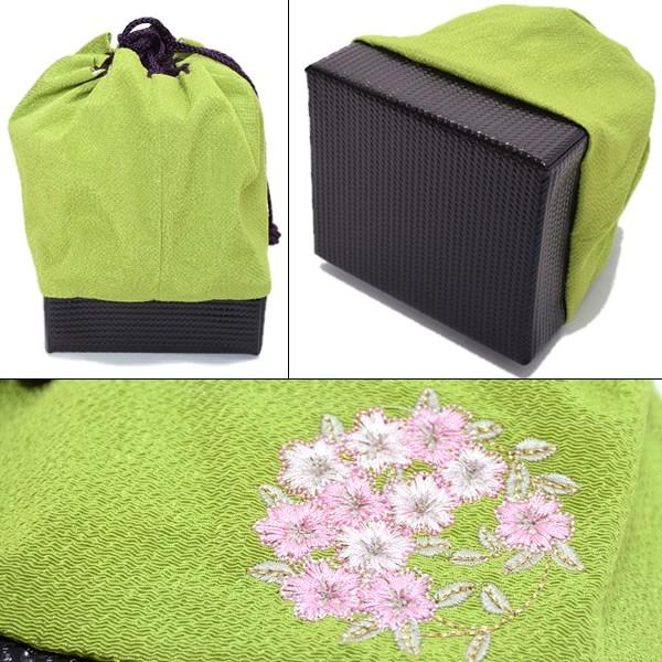 袴巾着 ちりめん巾着 