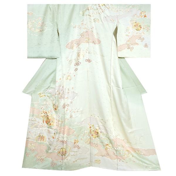 Prices down2）訪問着 着物 未仕立て オーダー 礼装 「ウォーター  