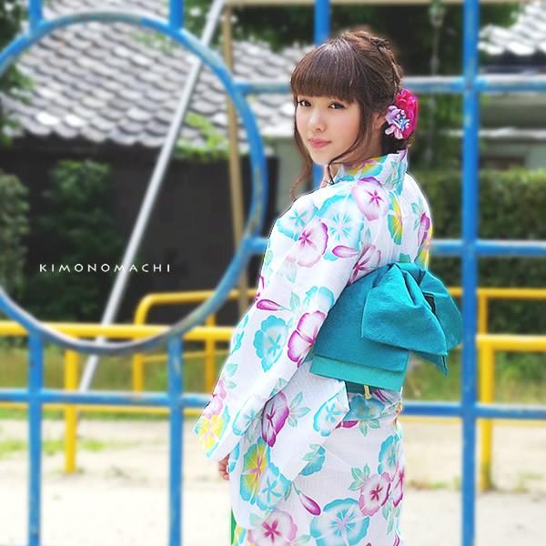 ラメ浴衣 女性浴衣 お仕立て上がり浴衣