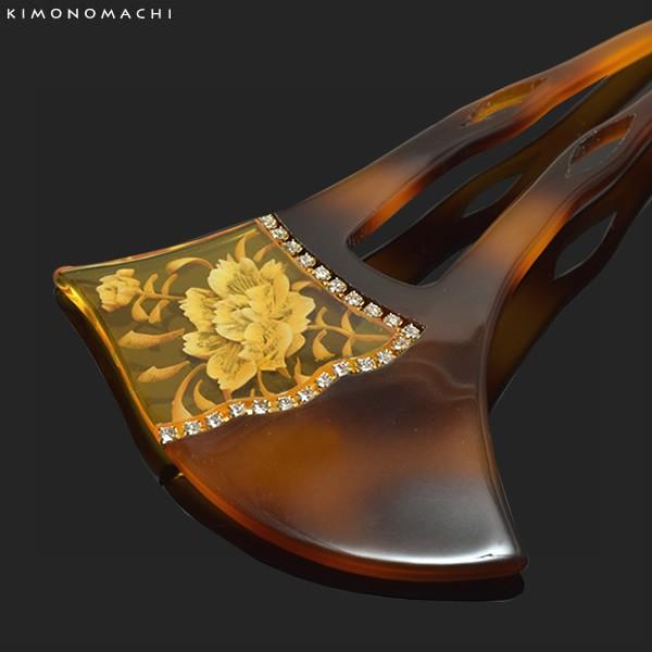 かんざし 髪飾り 銀杏型 べっ甲調 フラワー 訪問着 付け下げ 礼装かんざし フォーマル セミフォーマル Cm 8べっ甲 ラン甲 京都きもの町 Yahoo 店 通販 Yahoo ショッピング