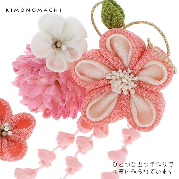 成人式 髪飾り 振袖 2点セット ピンク色系のつまみ細工 お花 下がり飾り つまみ細工髪飾り お花髪飾り 成人式の振袖 卒業式の袴に 京都きもの町 通販 Yahoo ショッピング