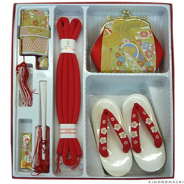 七五三 箱迫セット ゴールド系 古典柄 箱迫 バッグ 草履 帯締め 末広 こども 七五三小物セット 女児小物 日本製 No 412 Www Workplace No